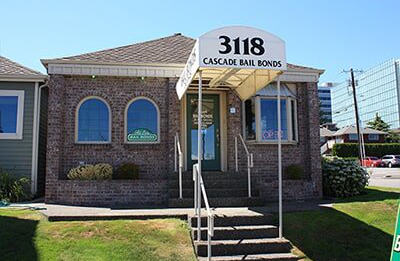 Cascade Bail Bond Office Front View — Bail Money in Everett, WA